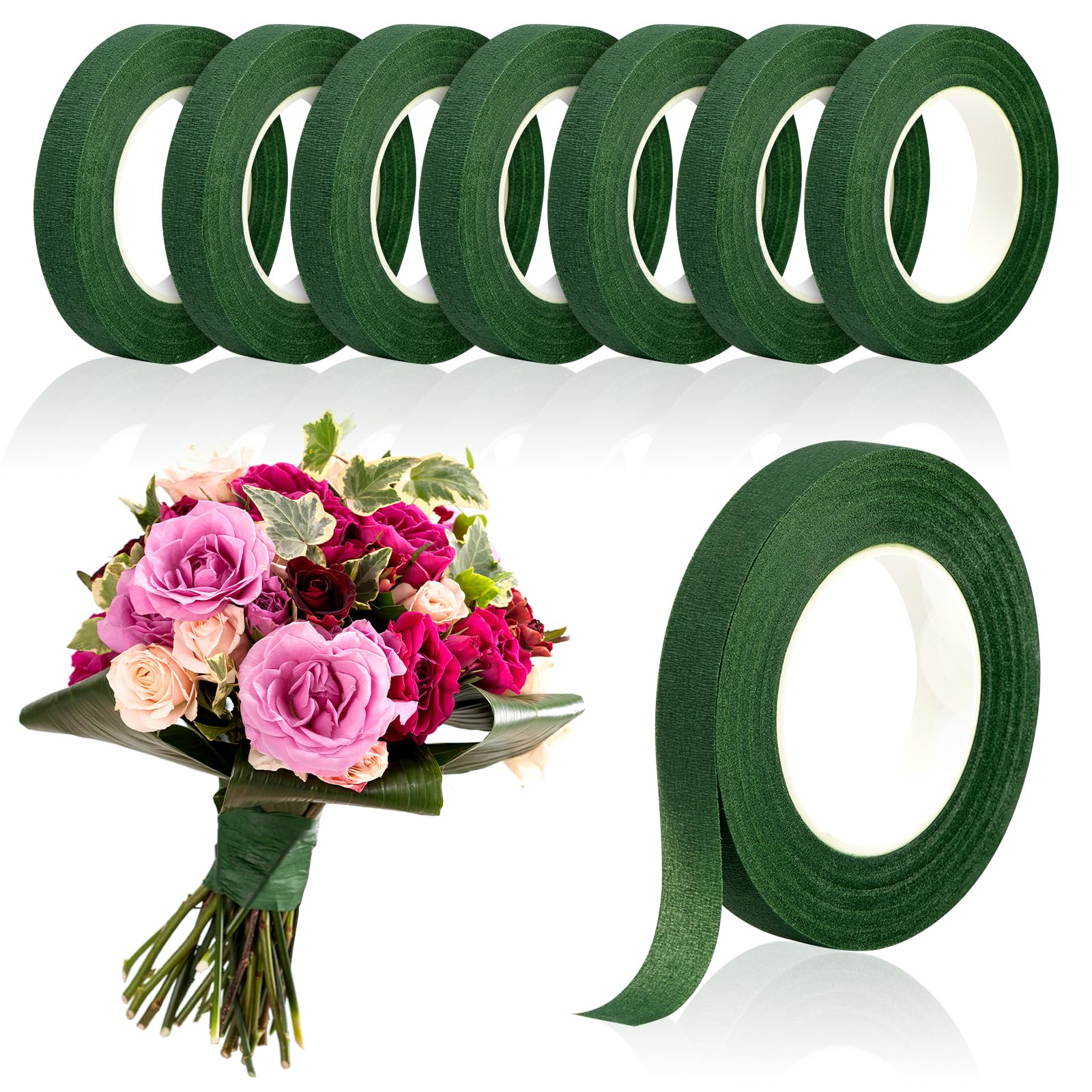 Florist Flower Supply - 20 metre Yeşil Buket Çiçek Bantları