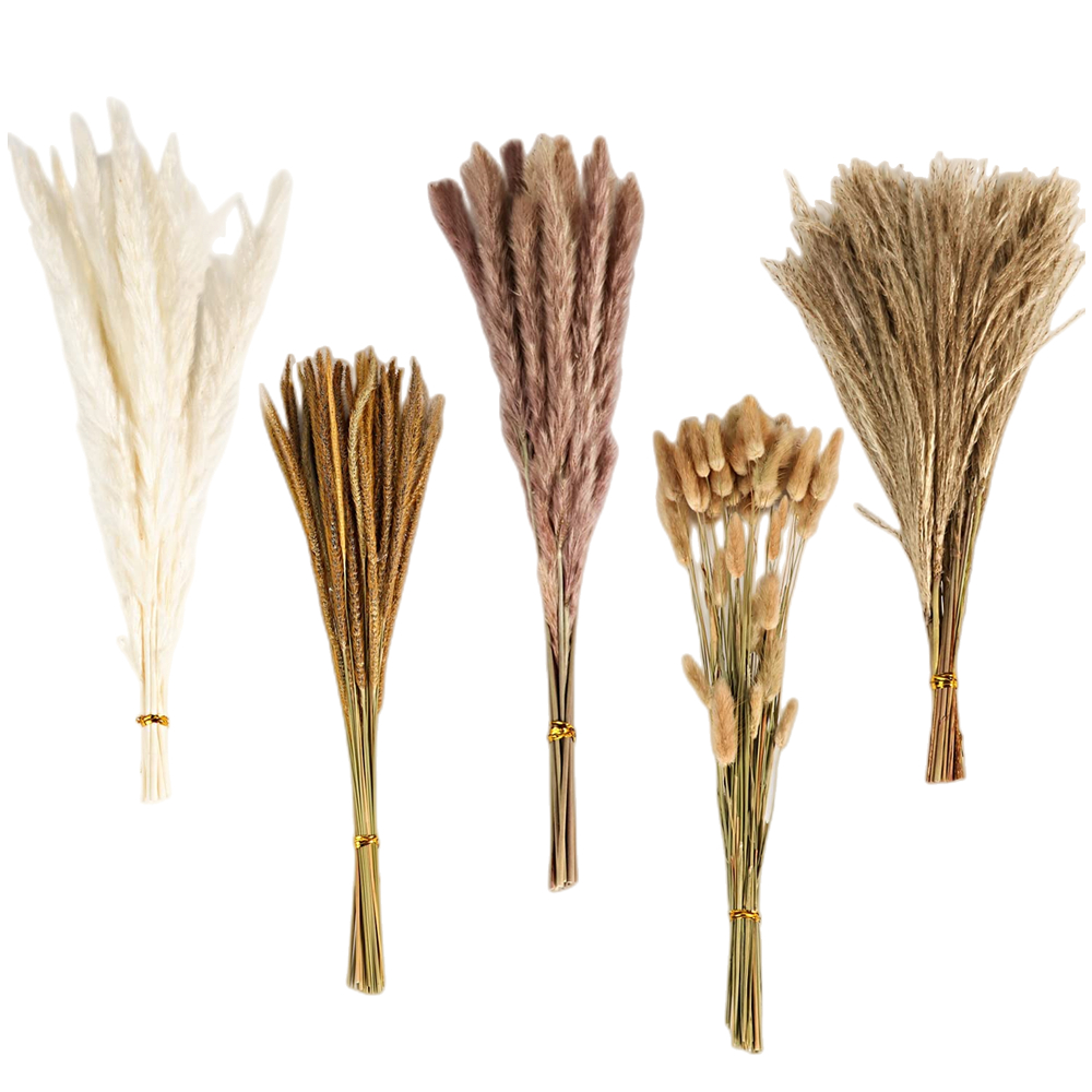Florist Supply Vases - Sonbahar Vintage Karışık Kurutulmuş Çiçek Buketi,