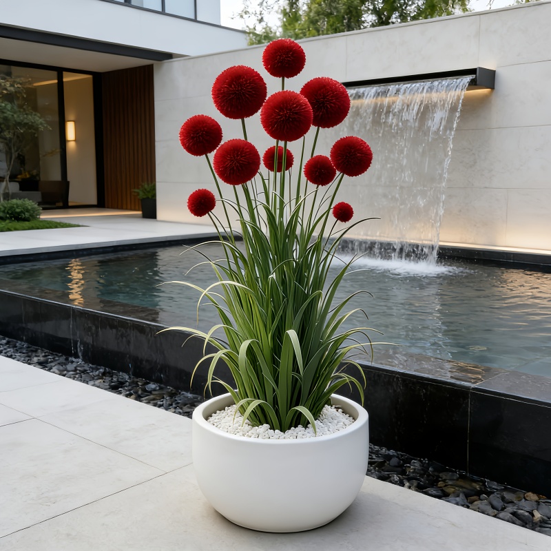 Florist Supply Vases - 4 Adet = 12 Çiçek Sapı,