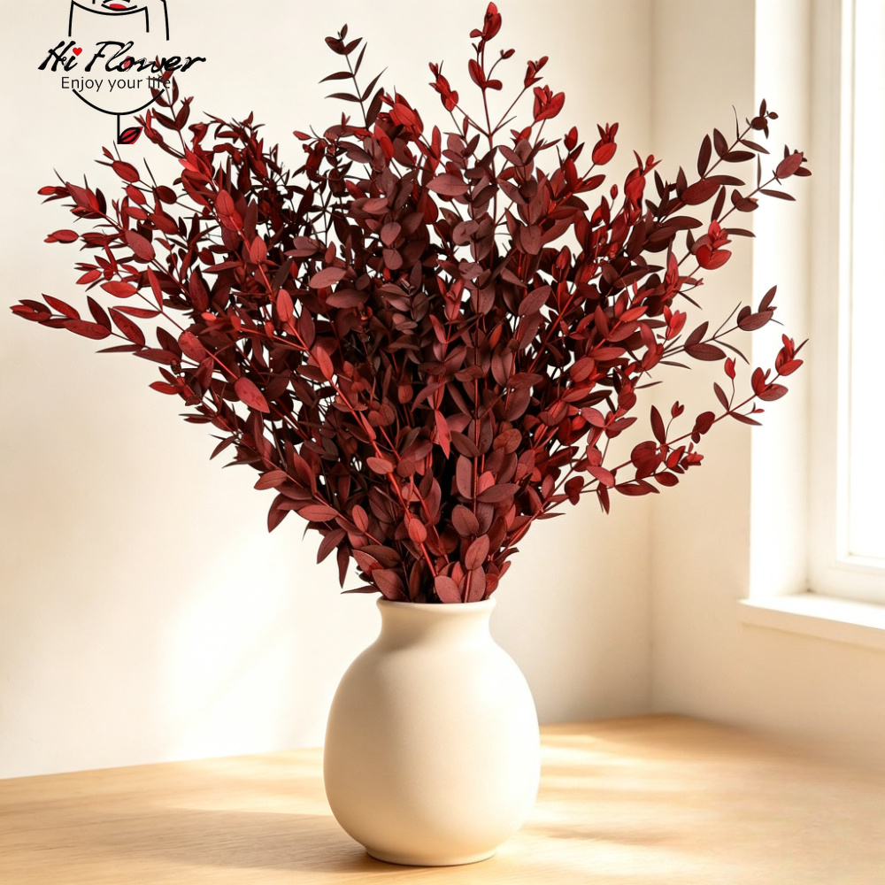 Florist Supply Vases - Doğal Kurutulmuş Çiçekler Okaliptüs Buketi Boho