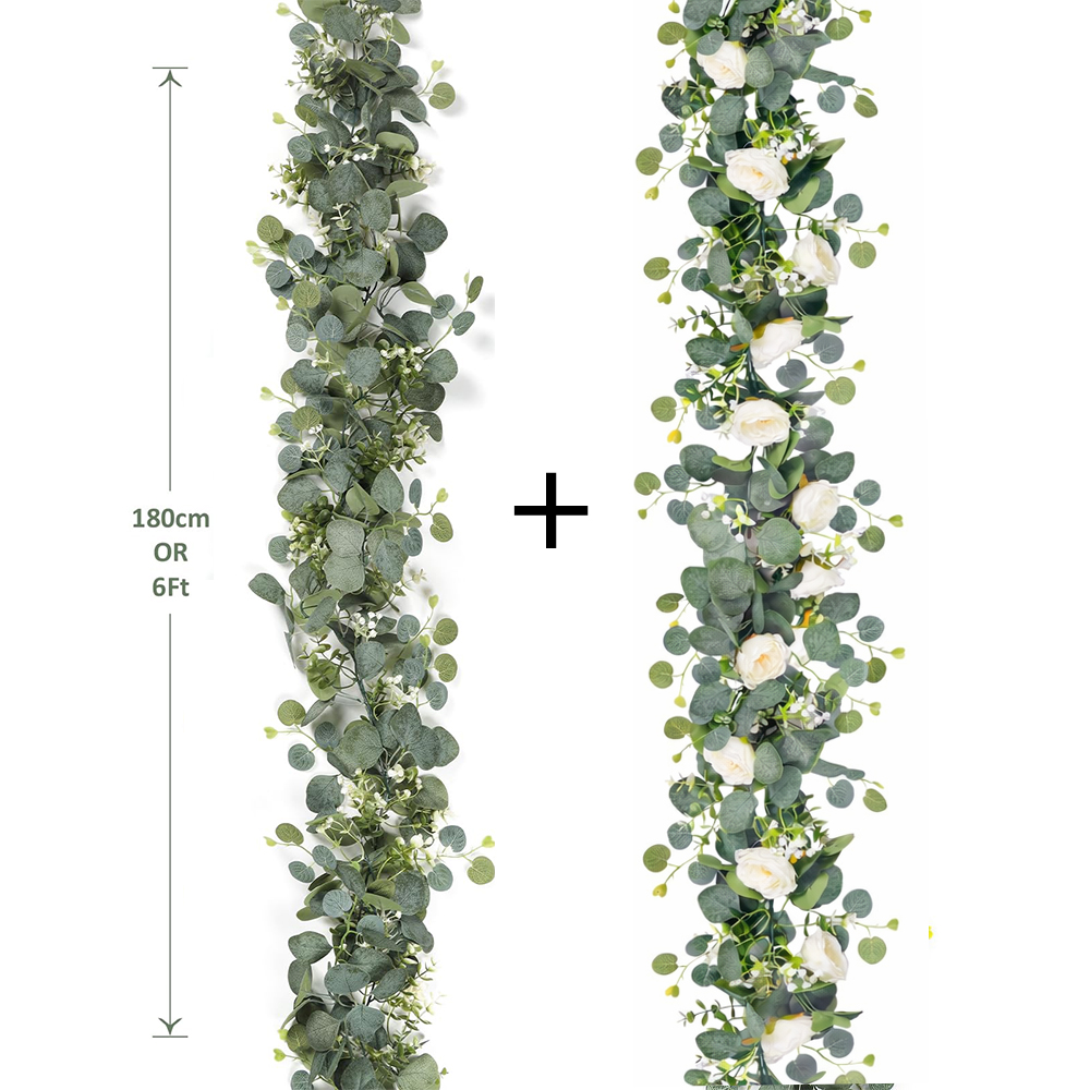 Yapay Şakayık Çiçek Çelenkleri - Eucalyptus Preserved incelemesi ve fiyatı