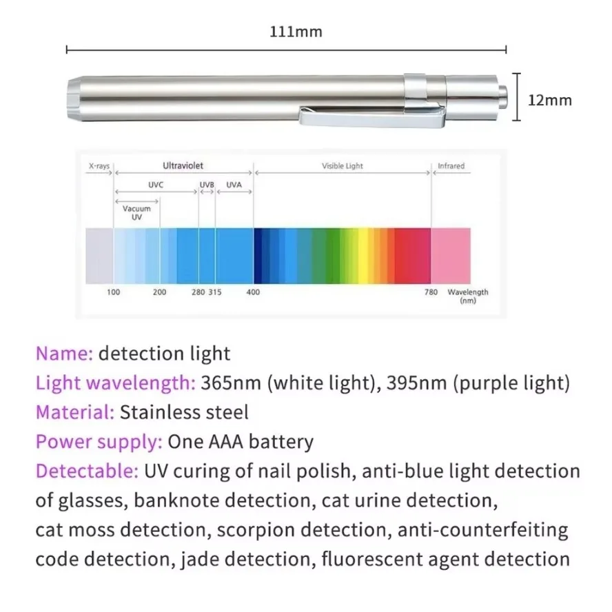 LED Mini UV Muayene Lambası 36 - Preserved Moss Sheet incelemesi ve fiyatı