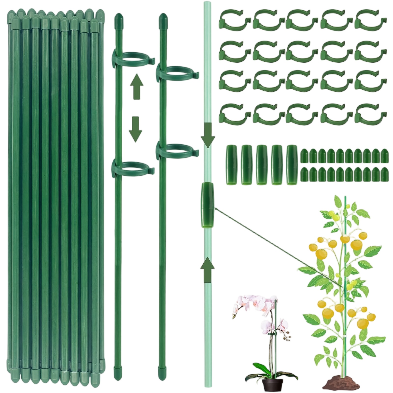 Bitki Destek Çubukları Tek Sap - Florist Supply Bulk incelemesi ve fiyatı