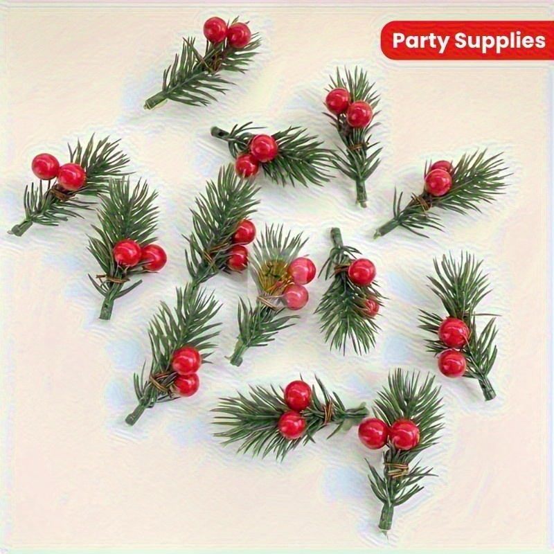 20 adet gerçekçi kırmızı meyve - Supply Florist incelemesi ve fiyatı