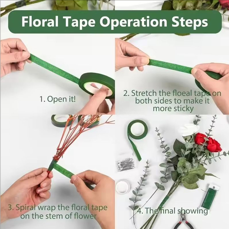 30 Yard 12MM Çiçek Sap Bandı K - Florist Flower Supply incelemesi ve fiyatı